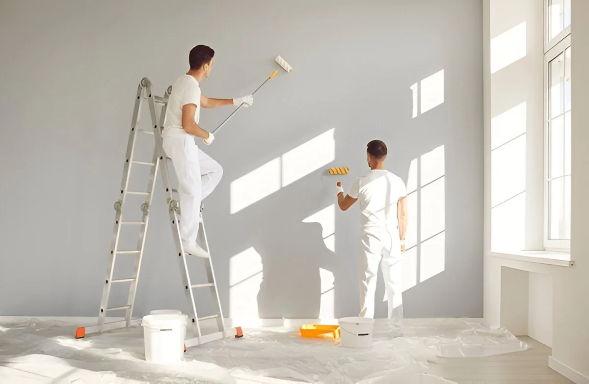 professional painter in singapore painting interior walls
